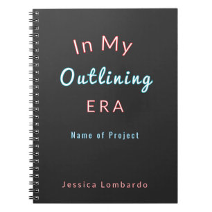 Caderno Espiral Escritor Personalizado