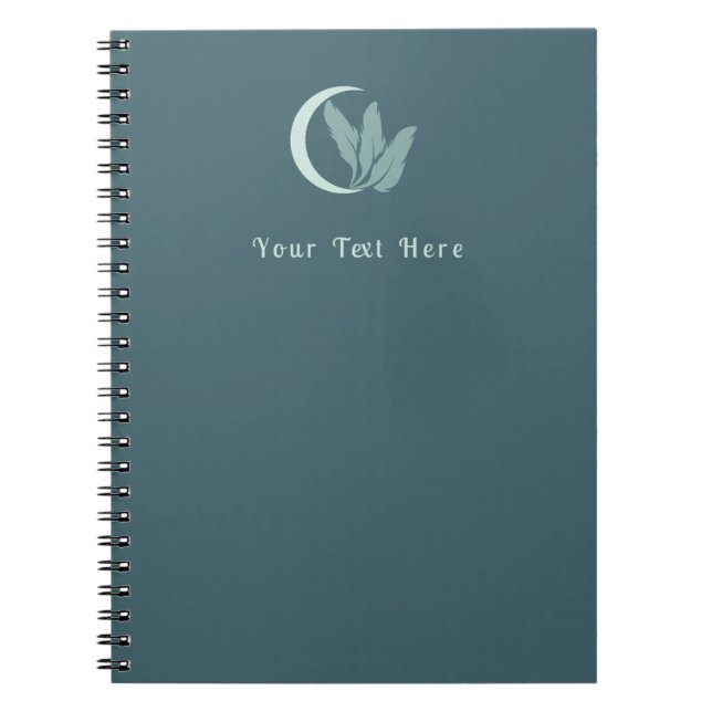 Caderno Espiral Escritor Personalizado (Frente)