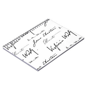 Caderno Espiral Escritores das mulheres