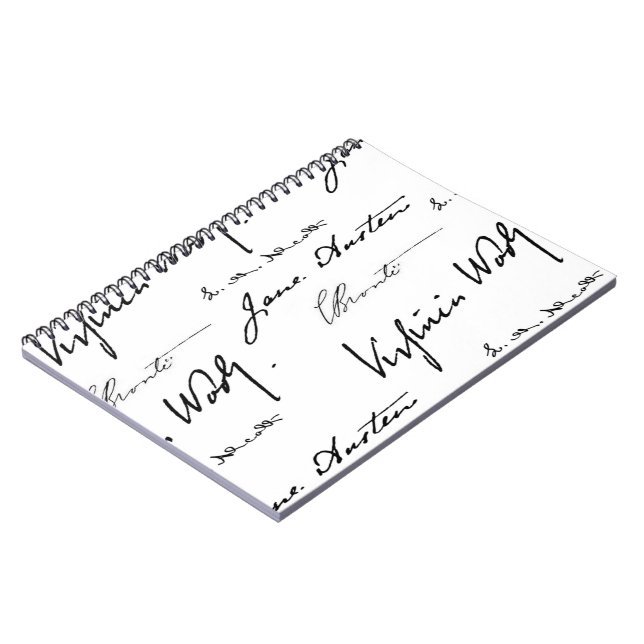 Caderno Espiral Escritores das mulheres (Left Side)