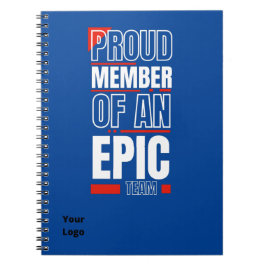 Caderno Espiral Escritório de Motivação do Trabalho em equipe de L