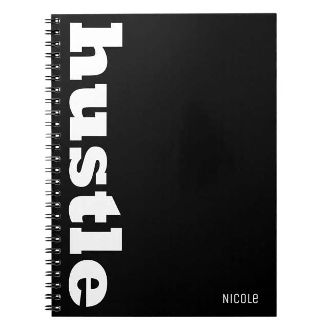 Caderno Espiral Escritório de Trabalho Inspirador Personalizado HU (Frente)