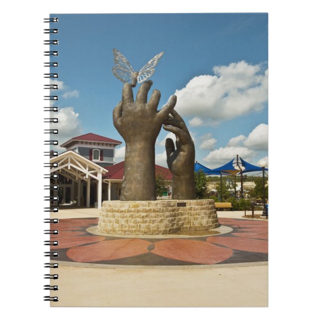 Caderno Espiral escultura Taking Flight (Frente)