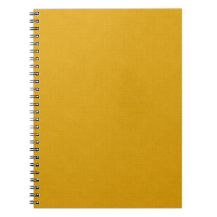 Caderno Espiral Escuro Texturizado Dourado
