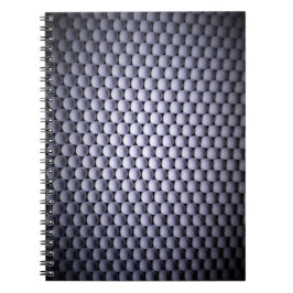 Caderno Espiral Esferas brancas