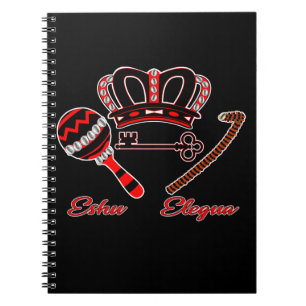 Caderno Espiral Eshu Elegua Laroye Crown