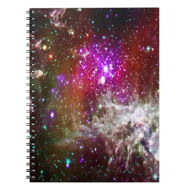 Caderno Espiral Espaço - Nebula Pacman (Frente)