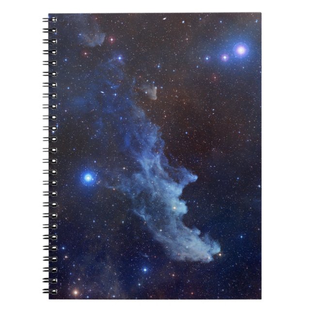 Caderno Espiral Espaço principal da NASA da nebulosa da bruxa (Frente)