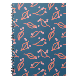 Caderno Espiral Espalhados - Verde Azul