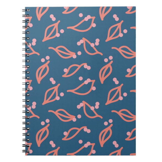 Caderno Espiral Espalhados - Verde Azul (Frente)