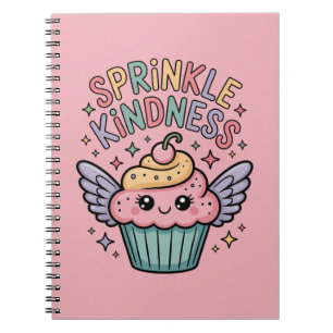 Caderno Espiral Espalhe Bondade   Cupcake