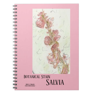 CADERNO ESPIRAL ESPANHA BOTÂNICA SALVIA