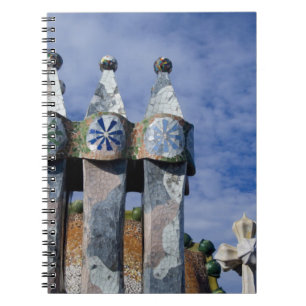 Caderno Espiral Espanha, Catalunha, Barcelona. Casa Batlló (1906).