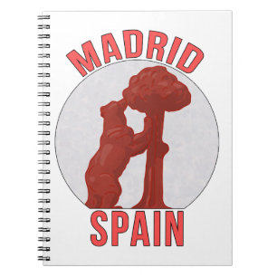 Caderno Espiral Espanha de Madrid