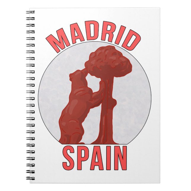 Caderno Espiral Espanha de Madrid (Frente)