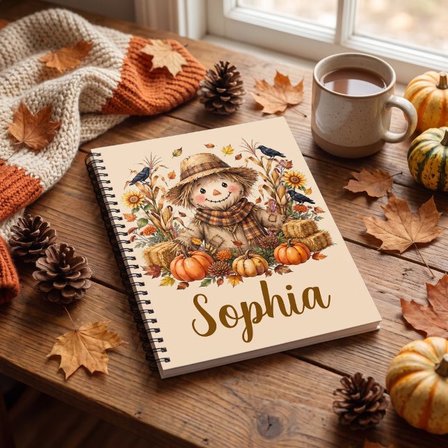 Caderno Espiral Espantalho personalizado  (Criador carregado)
