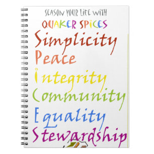 Caderno Espiral Especiarias do quacre