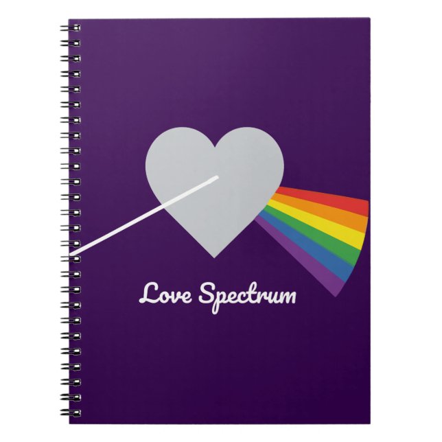 Caderno Espiral Espectro de Amor (Frente)