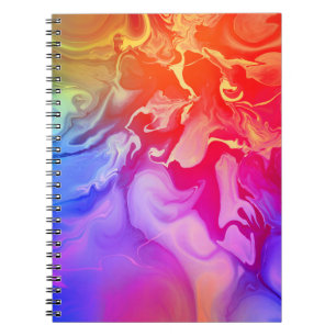 Caderno Espiral Espectro Elétrico em Movimento