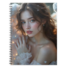 Caderno Espiral Espelho da Luz do Crepúsculo - Anjo brilhante da N