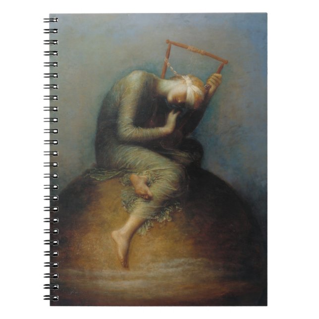 Caderno Espiral Esperança (por George Frederick Watts) (Frente)