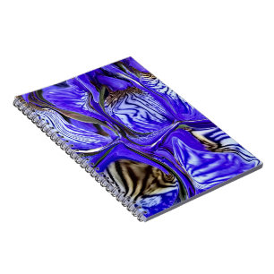 Caderno Espiral Espiral Da Flor Roxo Iris