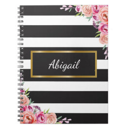Caderno Espiral Espiral de Diário personalizável vinculada a págin