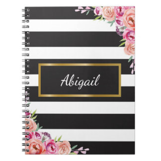 Caderno Espiral Espiral de Diário personalizável vinculada a págin