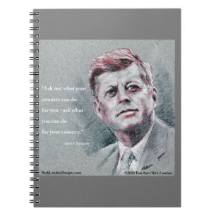 Caderno Espiral Espiral de JFK & Cote