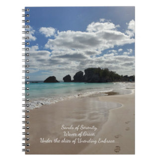 Caderno Espiral Espiral Inspiracional Praia
