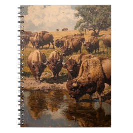 Caderno Espiral Espírito Buffalo: Força na Unidade