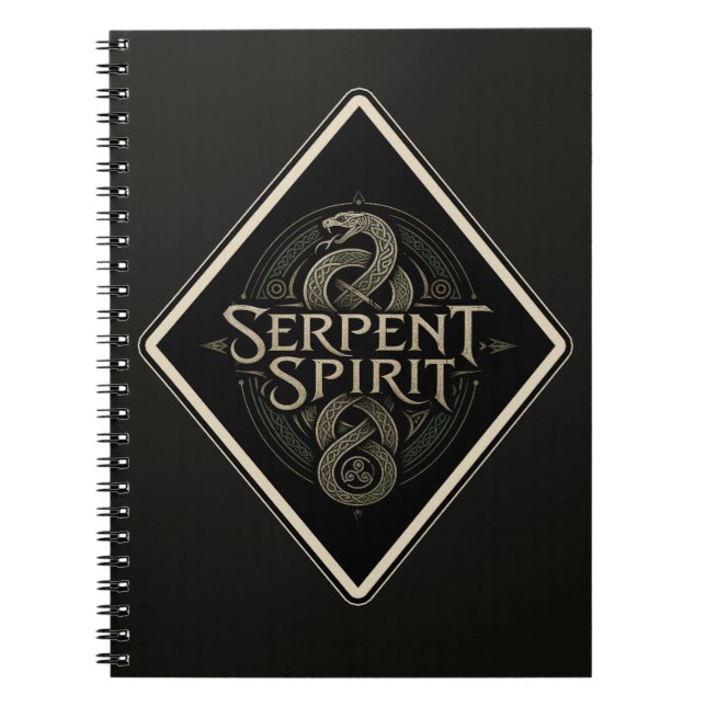 Caderno Espiral Espírito de Serpente Cobra (Frente)
