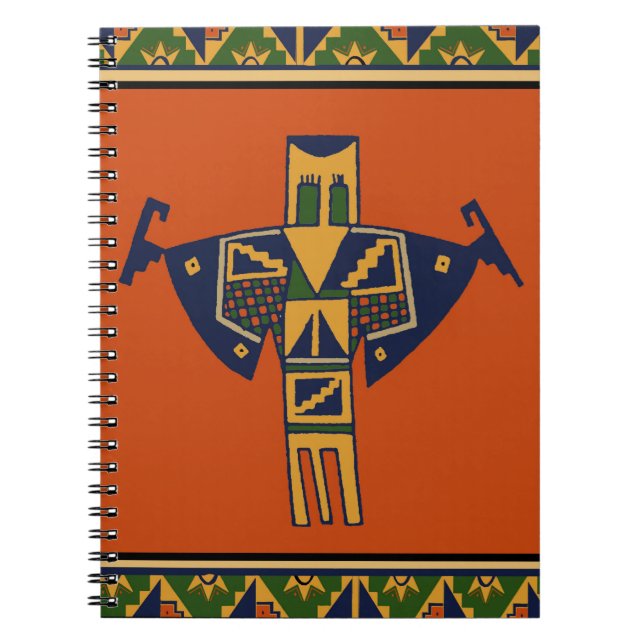 Caderno Espiral Espírito Xamã do Sudoeste (Frente)