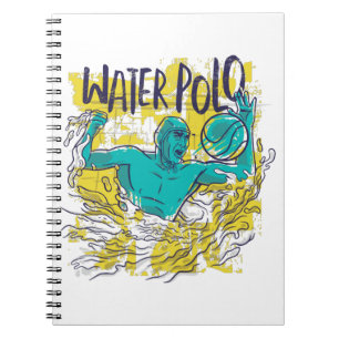 Caderno Espiral Esporte com polo aquático