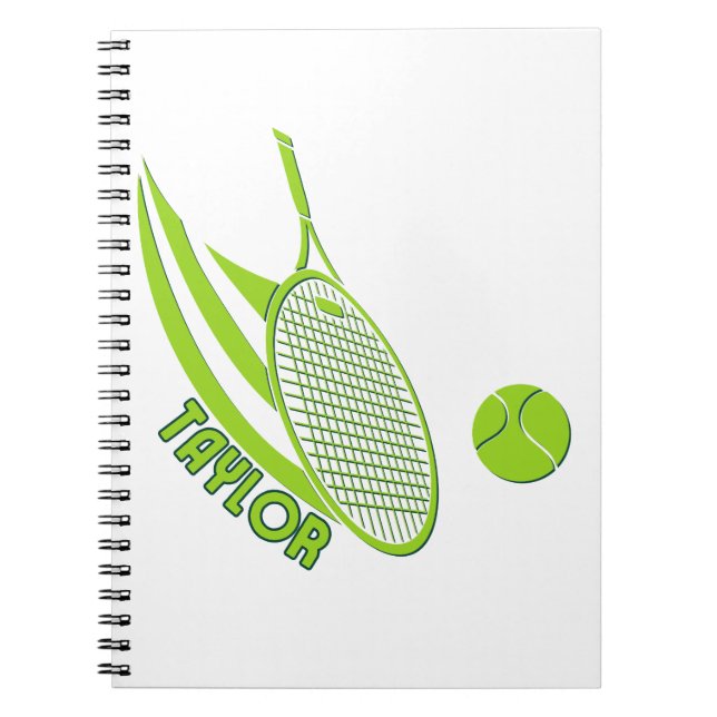 Caderno Espiral Esporte Personalizado Com Tênis de Nome (Frente)