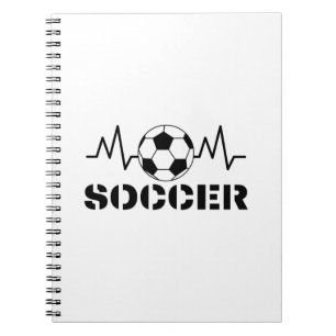 Caderno Espiral Esportes de futebol