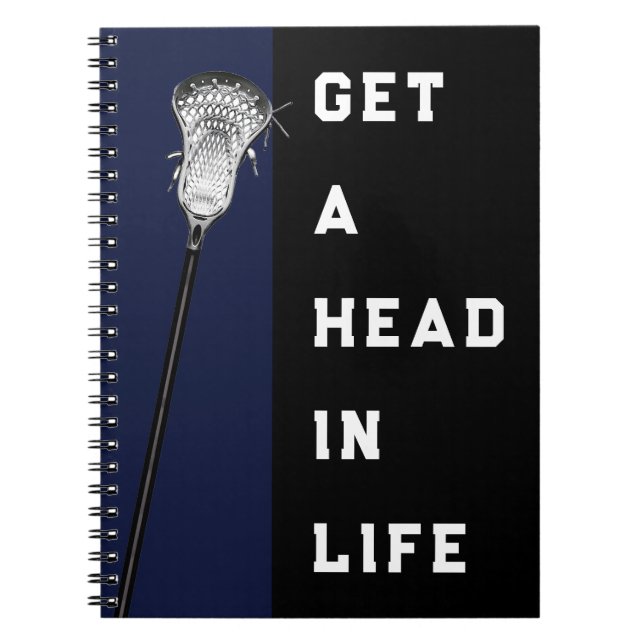 Caderno Espiral Esportes de Lacrosse (Frente)