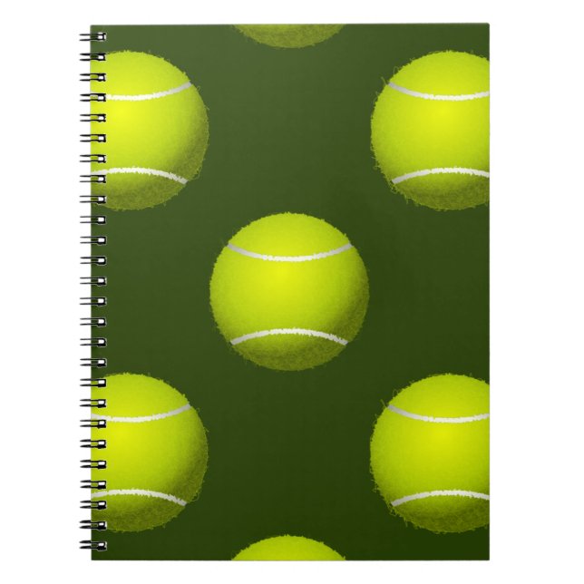Caderno Espiral Esportes de tênis Ball (Frente)
