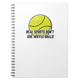 Caderno Espiral Esportes reais Não usem balas de vela