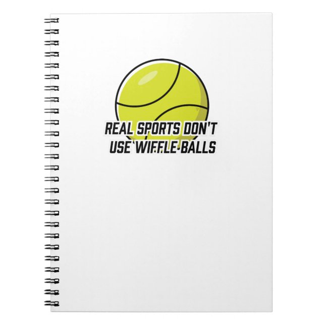 Caderno Espiral Esportes reais Não usem balas de vela (Frente)