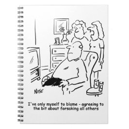 Caderno Espiral Esposa lamenta seus votos de casamento