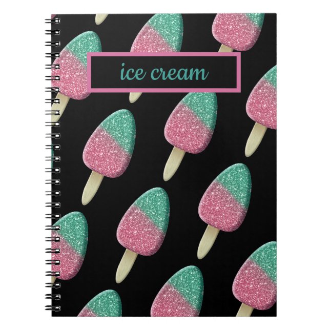 Caderno Espiral espumante - (Frente)