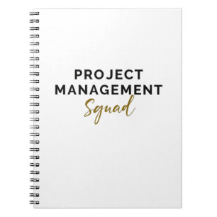 Caderno Espiral Esquadrão de Gerenciamento de Projetos