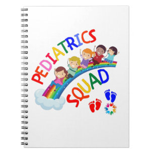 Caderno Espiral Esquadrão Pediátrico - Presentes Pediátricos