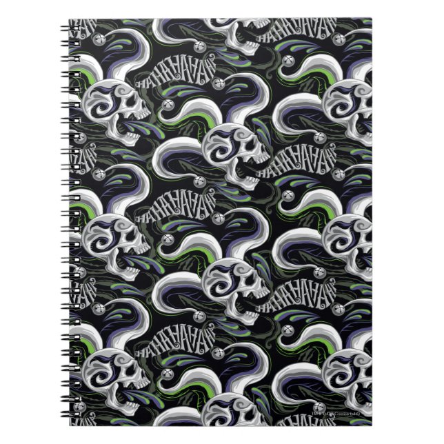 Caderno Espiral Esquadrão Suicida | Caveira-Joker - Haha (Frente)