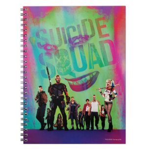 Caderno Espiral Esquadrão Suicida   Green Joker & Squad Movie Pos