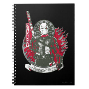 Caderno Espiral Esquadrão Suicida Imagem final "I am the Light"