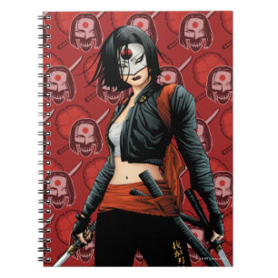 Caderno Espiral Esquadrão Suicida Katana Quic Book Art