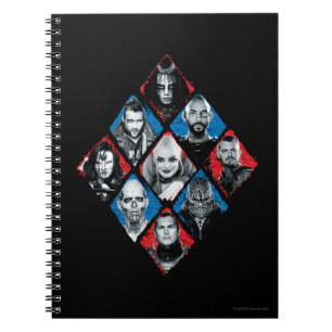 Caderno Espiral Esquadrão Suicida Task Force X Verificada Diama