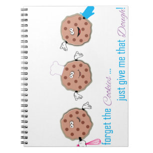 Caderno Espiral Esqueça os Cookies